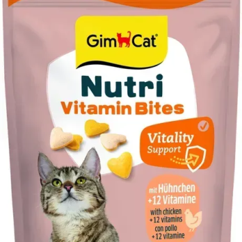 Gimborn GimCat Nutri Multi-vitamin Bites Chicken for cats multivitamin 425 g