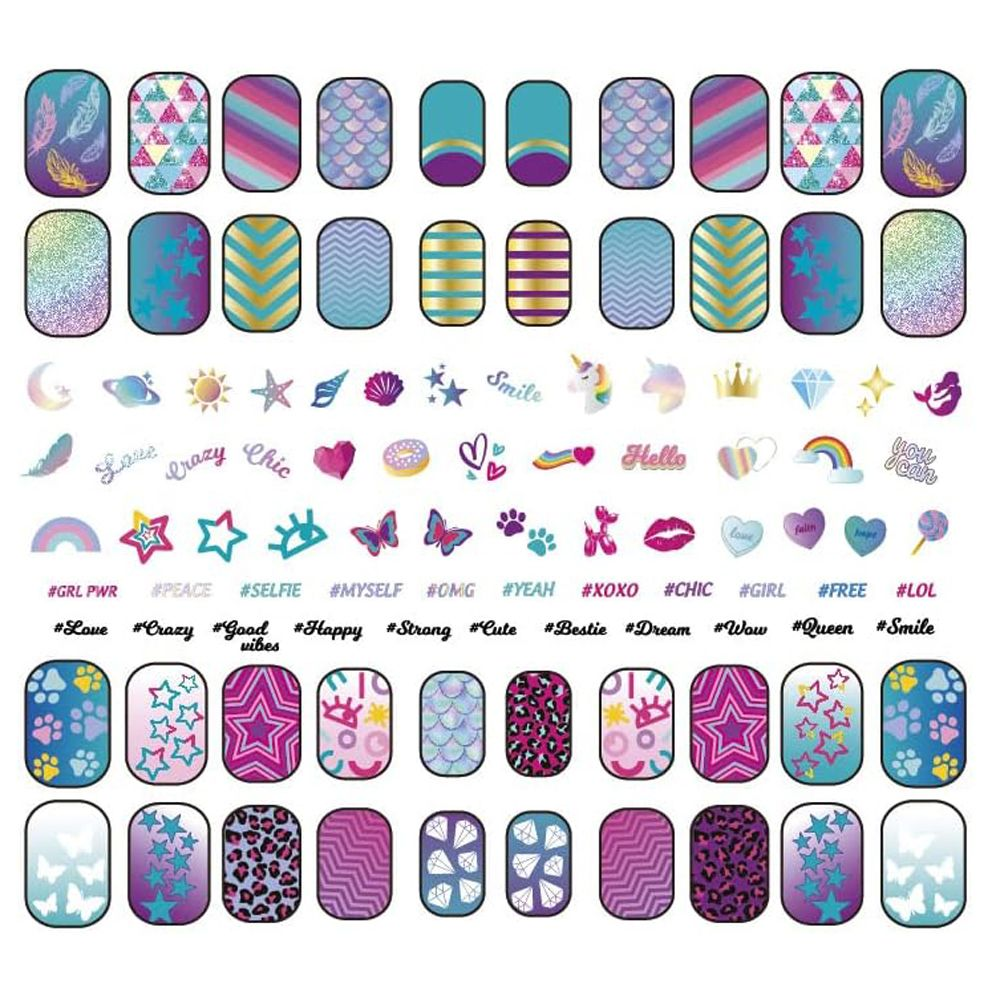 Clementoni "Shiny Nails" children's manicure set, "Crazy Chic" series — изображение 3